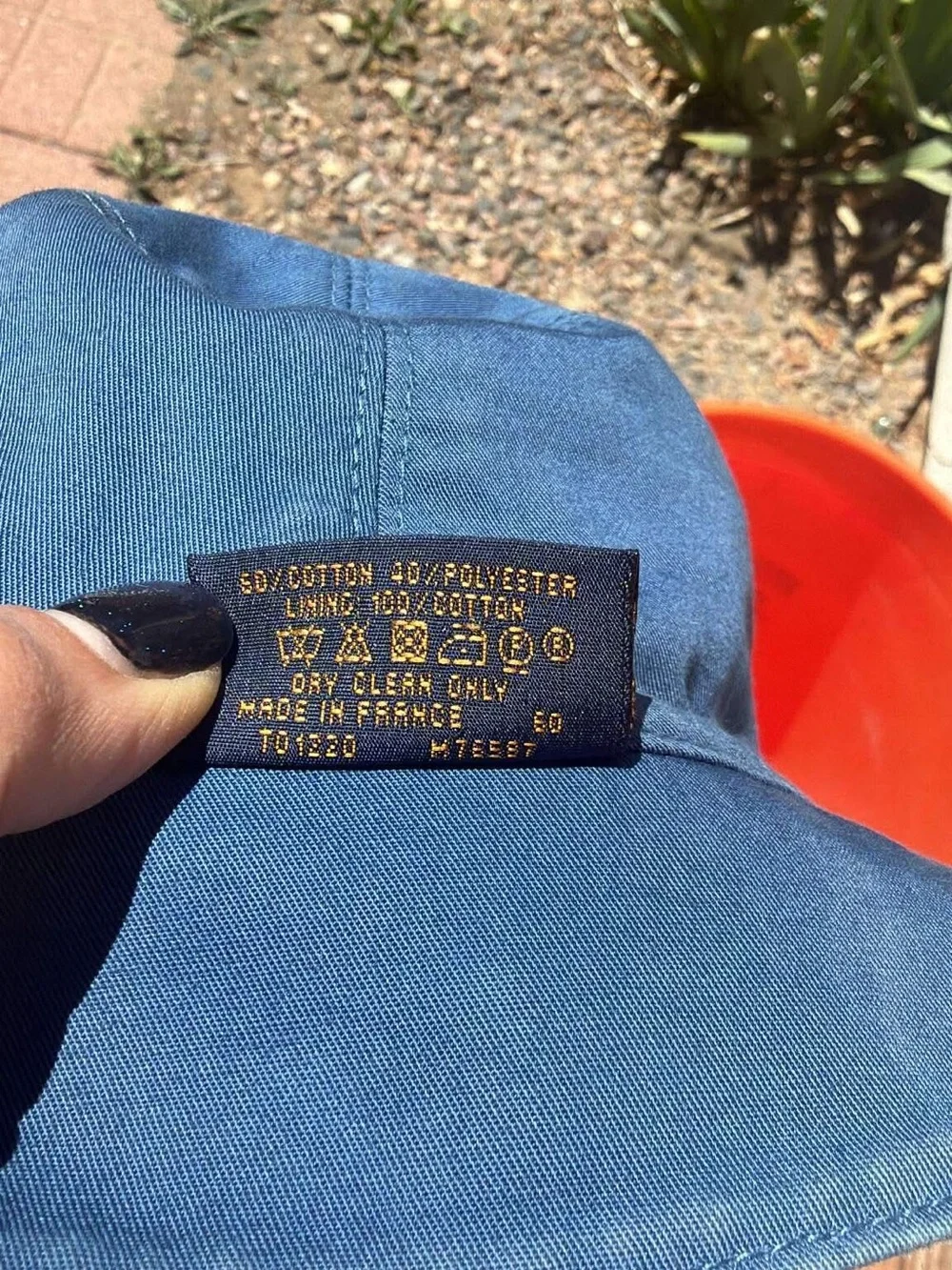 Louis Vuitton Denim Monogram Bucket Hat in Light Blue - Picture 6 of 6